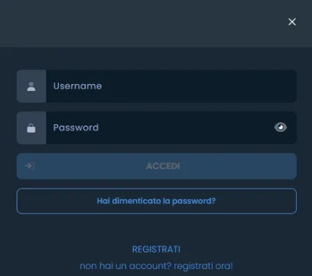 Terrybet Login Screenshot